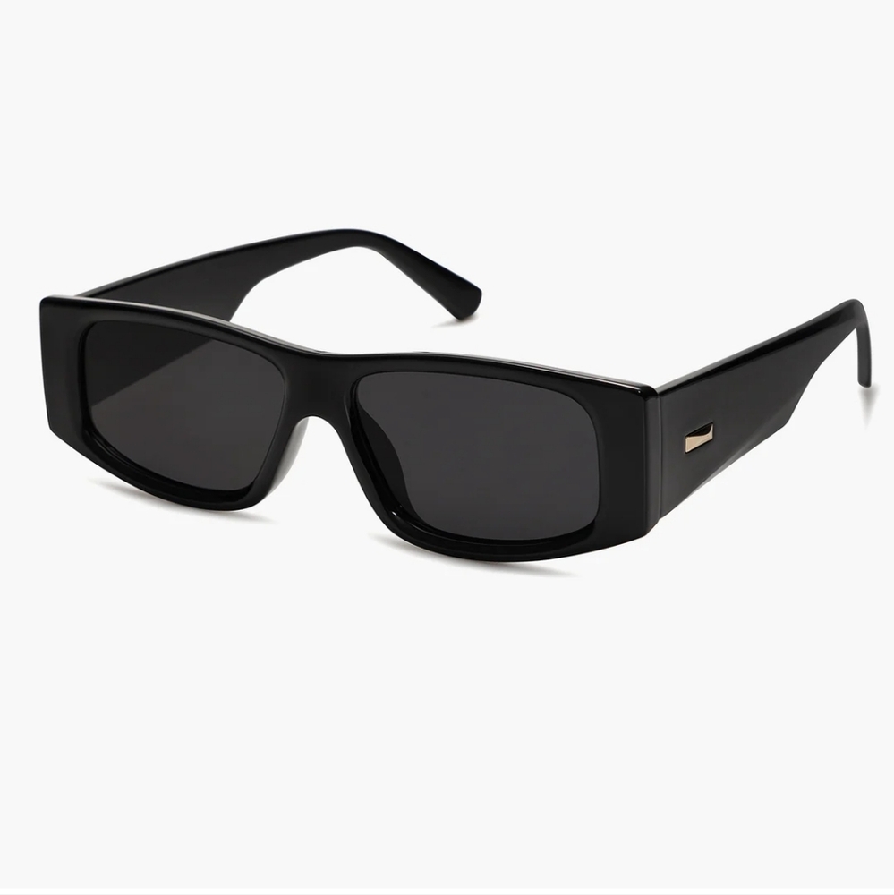 Sojos - Black Rectangular Sunglasses, Style SJ2228, GUC